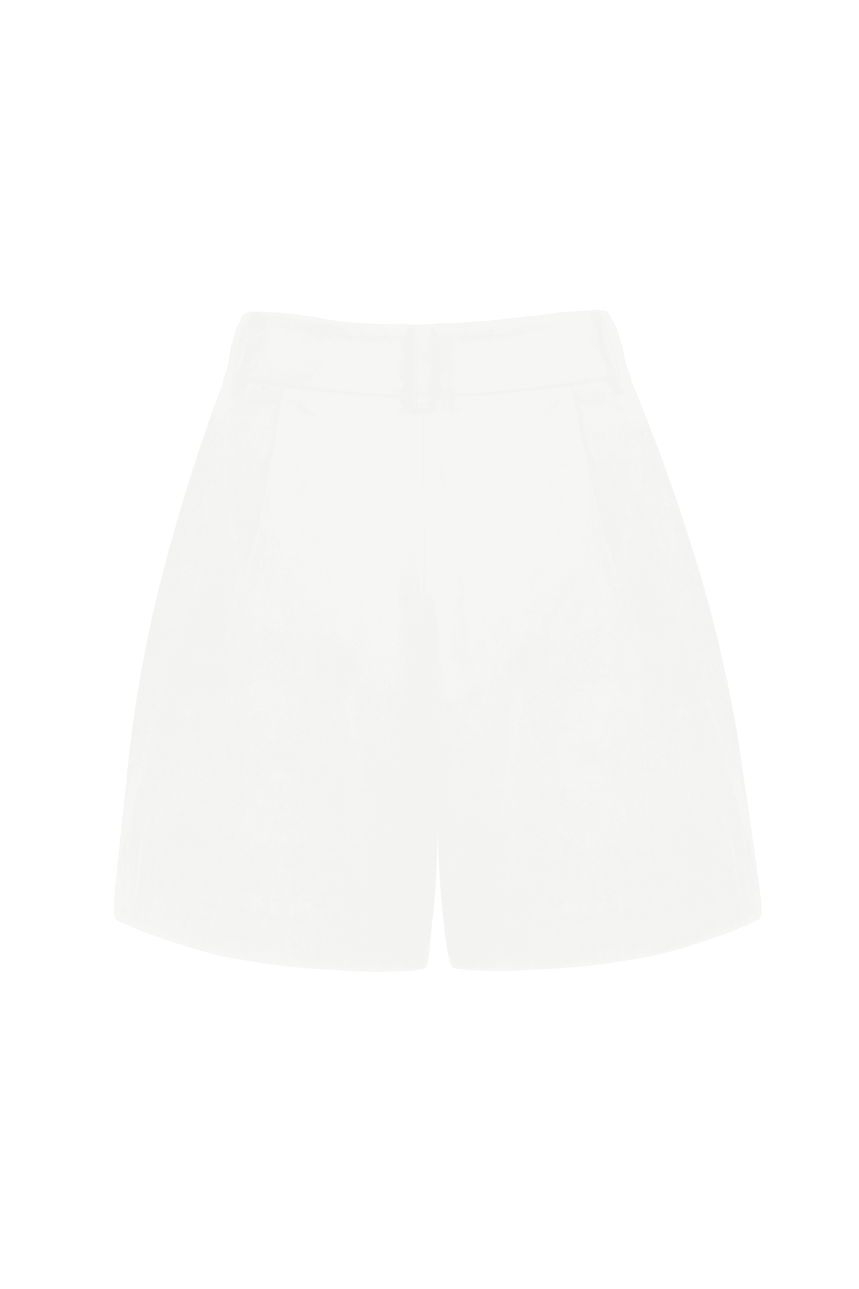White 2025 sheer shorts