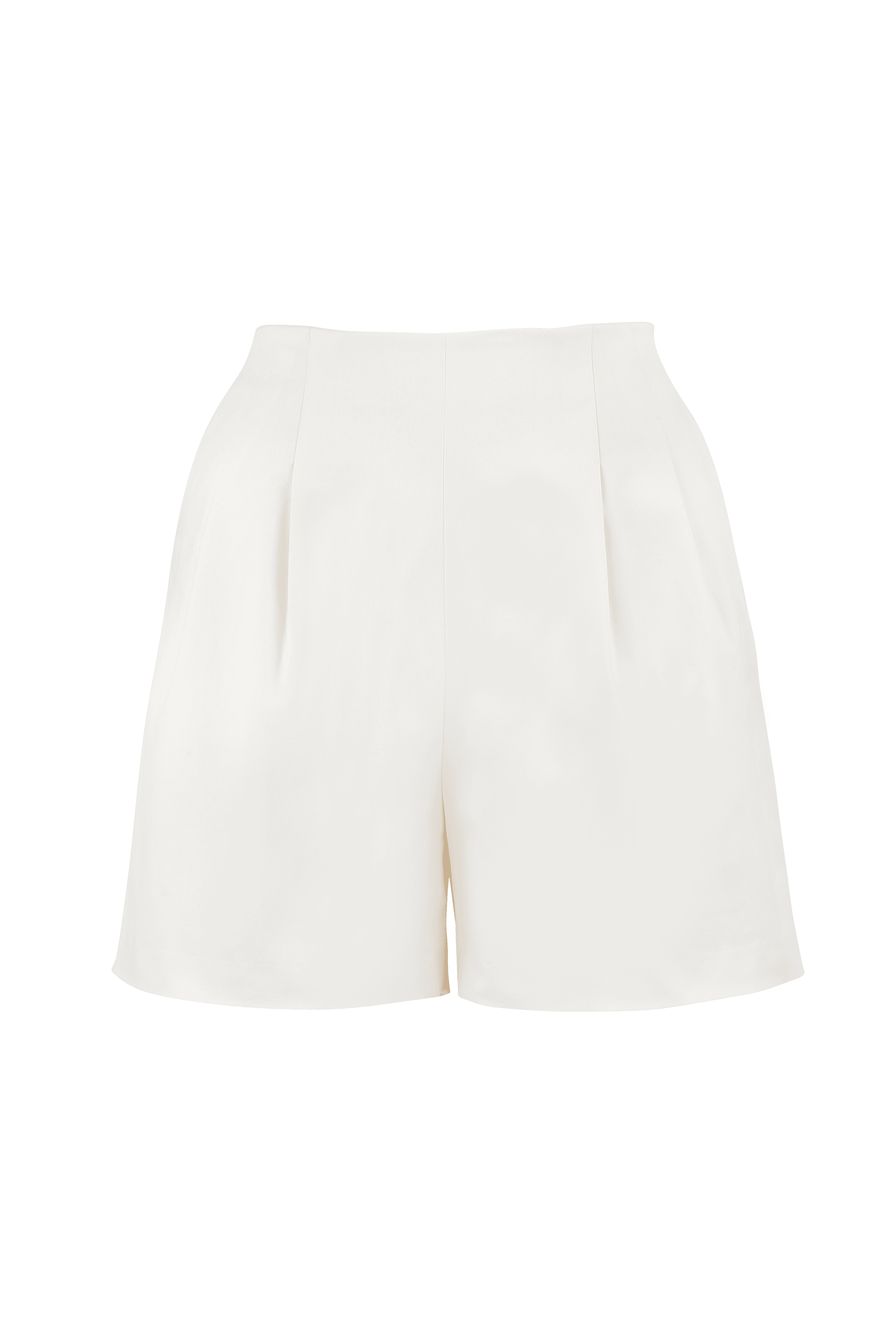 Double Pleat Shorts Organic Cotton Stretch Twill